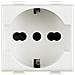 Am5440/16 Presa Shuko 10/16a 250 V Ac 2p Bianco - Matix - Foto miniatura 1