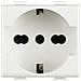 Am5440/16 Presa Shuko 10/16a 250 V Ac 2p Bianco - Matix - Foto miniatura 4