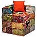 Divano Letto Modulare A 4 Posti In Tessuto Patchwork - Foto miniatura 2
