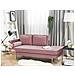 Chaise Longue In Velluto Rosa Sinistra Miramas - Foto miniatura 10