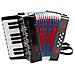 Fisarmonica Cantabile Bambino Bambini Classico Nero 8 Bassi - Foto miniatura 4