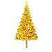 Albero Di Natale Artificiale Con Supporto Oro 240 Cm Pet - Foto miniatura 1