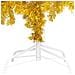 Albero Di Natale Artificiale Con Supporto Oro 240 Cm Pet - Foto miniatura 5