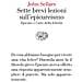 John Sellars - Sette Brevi Lezioni Sull'epicureismo. Epicuro E L'arte Della Felicità - Foto miniatura 1