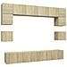 Set di Mobili TV 8 pz Rovere Sonoma in Legno Multistrato - Foto miniatura 1