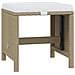 Set Da Pranzo Per Giardino 19 Pz Con Cuscini Polyrattan Beige - Foto miniatura 2