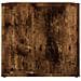 Comodino Rovere Fumo 41x40x36 Cm In Legno Multistrato - Foto miniatura 5