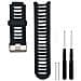 Cinturino Per Orologio In Silicone Garmin Forerunner 910xt Black - Foto miniatura 1