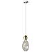 Lampada Elba Sospensione Ottone Trasparente - Foto miniatura 1
