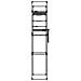 Scaffale Per Lavatrice 77x52x192 Cm In Alluminio - Foto miniatura 2