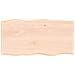 Piano per Tavolo 80x40x (2-6) cm Rovere Non Trattato Bordi Vivi - Foto miniatura 1