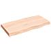 Piano per Tavolo 80x40x (2-6) cm Rovere Non Trattato Bordi Vivi - Foto miniatura 2