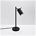 Sollux Lighting Lampada Da Tavolo Ring Nero Sl.1091 - Moderno Lampade Da Scrivania Nero 43x14.5x19.5 Cm - Foto miniatura 2