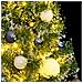 Albero Natale Artificiale 150 Led Palline E Neve Fioccata 150cm - Foto miniatura 3