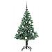 Albero Natale Artificiale 150 Led Palline E Neve Fioccata 150cm - Foto miniatura 4