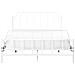 Letto Metallo Mauressac 140 X 200 Cm Bianco - Foto miniatura 6