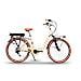 City bike vintage Shirley 250W, ruota da 26", freni V-brake a /p, cambio Shimano RS-36, batteria ultra slim 10Ah - Foto miniatura 1