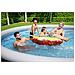 Piscina Con Anello Tonda Autoportante 396x84 Cm Rattan Grigio Fast Set 57376 - Foto miniatura 7