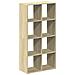 Libreria Divisorio Rovere Sonoma 69,5x29x137,5 Cm In Truciolato - Foto miniatura 2