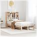 Letto Libreria Senza Materasso 90x200 Cm Legno Massello Pino - Foto miniatura 1