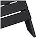 Set da Giardino Black HDPE 3 Pezzi , Sedia Adirondack con Poggiapiedi Black HDPE , Tavolino Laterale Adirondack Nero 38x38x45 cm HDPE - Foto miniatura 7