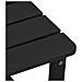 Set da Giardino Black HDPE 3 Pezzi , Sedia Adirondack con Poggiapiedi Black HDPE , Tavolino Laterale Adirondack Nero 38x38x45 cm HDPE - Foto miniatura 9