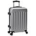 Set di valigie 3 pcs Bagaglio rigido Argento 20'' 24'' 28'' ABS - Foto miniatura 3
