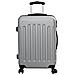 Set di valigie 3 pcs Bagaglio rigido Argento 20'' 24'' 28'' ABS - Foto miniatura 4