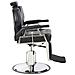 Poltrona Da Barbiere Nera 72x68x98 Cm In Similpelle - Foto miniatura 3