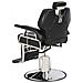 Poltrona Da Barbiere Nera 72x68x98 Cm In Similpelle - Foto miniatura 4