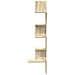 Scaffale Angolare Muro Rovere Sonoma 32x32x127,5 cm Truciolato - Foto miniatura 4
