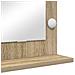 Specchio da Vanità con specchio Rovere Sonoma 100 x 45 x 18 cm - Foto miniatura 6