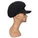 Parrucca Con Cappellino Da Baseball Da Uomo Stile Afro Nero - Trasformazione Istantanea - Foto miniatura 4