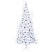 Albero di Natale artificiale Bianco 240 cm PVC e Acciaio - Foto miniatura 4