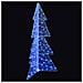 Albero di Natale con 160 LED Blu 150 cm Acrilico - Foto miniatura 3