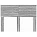 Testiera con testiera Grigio Sonoma 135 cm Legno multistrato - Foto miniatura 4