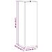 Supporto per Ombrellone Antracite 15.5 x 15.5 x 49 cm Metallo - Foto miniatura 9