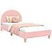 Struttura letto bambini con testata Rosa 90 x 200 cm - Foto miniatura 3
