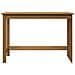 Scrivania Marrone miele 112 x 50 x 75 cm Legno di Pino Massello - Foto miniatura 2