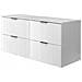 | Mobiletto 120cm | Bianco opaco | L /H /D 120/57/46cm | Piano bianco | Mobiletti da bagno, mobili da bagno, mobiletti da bagno - Foto miniatura 9