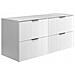 | Mobiletto 120cm | Bianco opaco | L /H /D 120/57/46cm | Piano bianco | Mobiletti da bagno, mobili da bagno, mobiletti da bagno - Foto miniatura 1