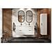 | Mobiletto 120cm | Bianco opaco | L /H /D 120/57/46cm | Piano bianco | Mobiletti da bagno, mobili da bagno, mobiletti da bagno - Foto miniatura 10