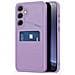 Cover per Galaxy S25+ - Pelle /PU, Viola, Con Tarjetero - Foto miniatura 1