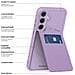 Cover per Galaxy S25+ - Pelle /PU, Viola, Con Tarjetero - Foto miniatura 3