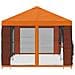 Gazebo con pareti laterali 6 x 3 m Arancione - Foto miniatura 4