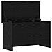 Cassa di stoccaggio Rovere Nero 80 x 40 x 50 cm - Foto miniatura 3