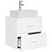 Mobile Lavabo da Parete Bianco 49,5 x 41 x 62,5 cm - Foto miniatura 2