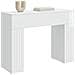 Tavolino da salotto Bianco Lucido 102 x 35 x 75 cm - Foto miniatura 3