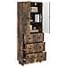 Set di armadi 2 pcs 66 x 34,5 x 90 cm Legno ingegnerizzato - Foto miniatura 2