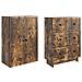 Set di armadi 2 pcs 66 x 34,5 x 90 cm Legno ingegnerizzato - Foto miniatura 3